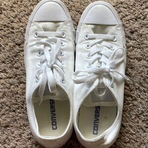 Women’s White Monochrome Chuck Taylor All-Star Canvas Sneakers